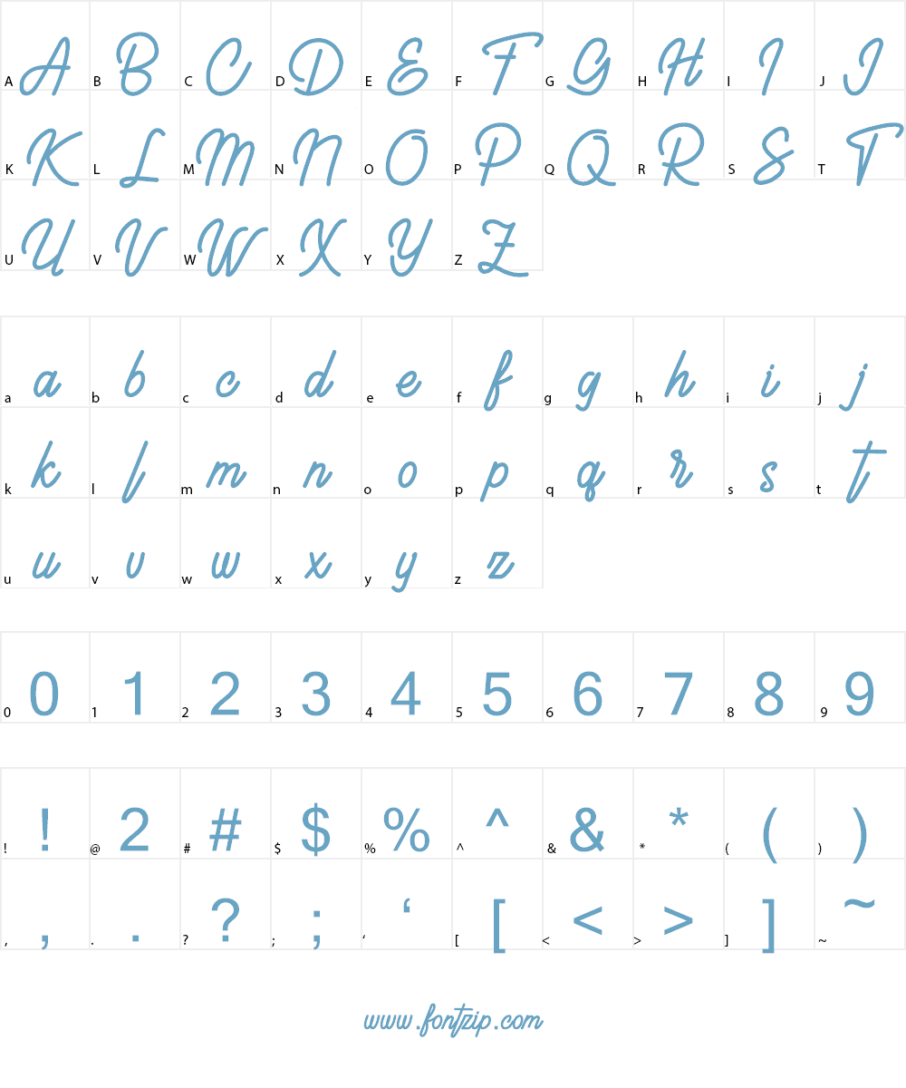 Kaibon Font Character